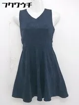 ◇ MAJESTIC LEGON マジェスティックレゴン ノースリーブ ミニ ワンピース サイズS ネイビー レディース  【1106150014047】のサムネイル