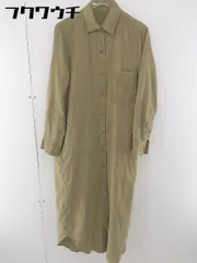 ◇ ◎ ur's ユアーズ 長袖 ロング シャツ ワンピース サイズS ブラウン レディース  【1106170000730】のサムネイル