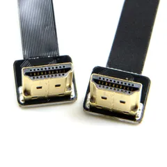 新品 chenyang FPV デュアルアップアングル 90度 HDMI タイプA オス - オス HDTV FPC フラットケーブル 20cm マルチコプター空撮用