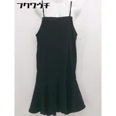 ◇ URBAN RESEARCH アーバンリサーチ ノースリーブ 膝下丈 キャミソールワンピース サイズF ブラック レディース  【中古】 【1106230003763】のサムネイル