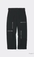 (M)GUアンダーカバー ジップ ポケット パンツ Undercover ブラックのサムネイル