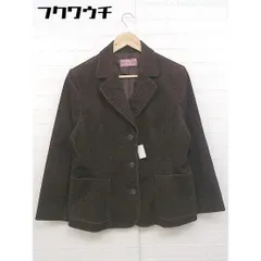 ◇ MB mint breeze エムビー ミントブリーズ コーデュロイ 長袖 ジャケット サイズ 13 ブラウン レディース  【1106290001839】