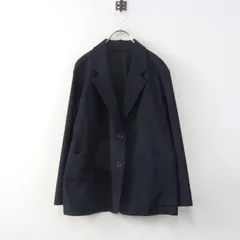 美品 2025SS マーガレットハウエル MARGARET HOWELL CHALK STRIPE HOPSAC WOOL ジャケット 1｜ネイビー 羽織り【2400014957914】のサムネイル