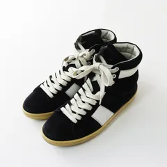 2013FW SAINT LAURENT PARIS Hedi Slimane SL/02H COURT CLASSIC HI sneakers black 37/23.5cm■エディ期【2400014948820】のサムネイル