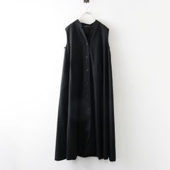 美品 MidiUmi Vネック ロング ジレ ワンピース ブラック 黒 - メルカリ