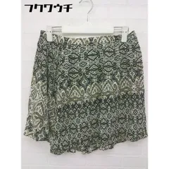 ◇ MACPHEE マカフィー TOMORROWLAND 総柄 ミニ ラップ巻き風 スカート サイズ38 ベージュ マルチ レディース  【中古】 【1107010010629】のサムネイル