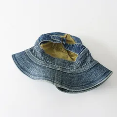 キャピタル KAPITAL 老人と海HAT デニム インディゴ ｜ブルー バケットハット 小物 アクセサリー 【2400014949988】