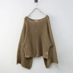 カオス Chaos コットン透かし編みニットプルオーバー F ベージュ┃ワイドフレア ゆったりシルエット【2400014954760】のサムネイル