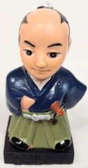 極美品】杉良太郎 遠山の金さん ソフビ人形 貯金箱 時代劇 フィギュア
