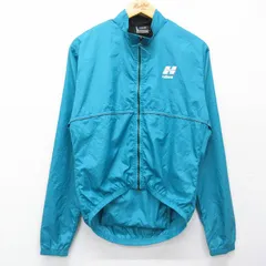 S/古着 長袖 ナイロン ジャケット メンズ 90年代 90s HIND USA製 青緑 26apr20