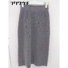 ◇ fifth フィフス コットン ニット ロング タイト スカート グレー レディース  【中古】 【1107090002651】のサムネイル