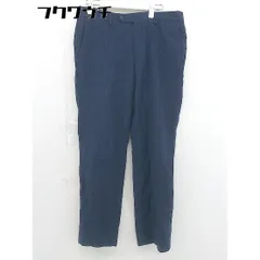 ◇ green label relaxing グリーンレーベル UNITED ARROWS シャドーストライプ パンツ サイズ80 ネイビー メンズ  【中古】 【1107130009251】