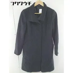 ■ COMME CA ISM コムサイズム アンゴラ 長袖 ロング コート サイズM ダークグレー レディース  【中古】 【1107150008357】のサムネイル