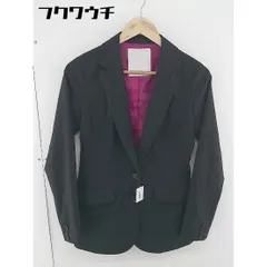 ◇ carnelian カーネリアン シングル 2B 長袖 テーラードジャケット サイズM ブラック レディース  【中古】 【1107160003946】のサムネイル