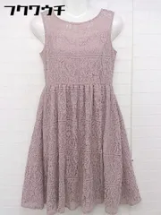 ◇ dazzlin ダズリン 総レース ノースリーブ ミニ ワンピース サイズS ピンク レディース  【中古】 【1107210001632】のサムネイル