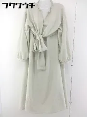 ◇ w closet ダブルクローゼット 長袖 ロング ワンピース サイズF ライトグリーン レディース  【中古】 【1107270005885】のサムネイル