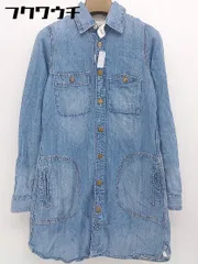 ◇ ◎ Lee リー 長袖 ミニ デニム ワンピース サイズS インディゴ レディース  【中古】 【1108040007375】のサムネイル
