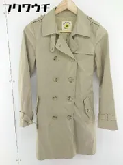 ■ ◎ Ray BEAMS レイ ビームス ウエストベルト付き 長袖 トレンチ コート サイズ0 ベージュ系 レディース  【中古】 【1108090004645】のサムネイル