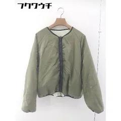 ■ titivate ティティベイト リバーシブル 長袖 ボア ジャケット ブルゾン サイズM ホワイト カーキ系 レディース  【中古】 【1108170007542】のサムネイル
