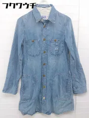 ◇ ◎ Lee リー デニム 長袖 ミニ シャツ ワンピース サイズ S インディゴ レディース  【中古】 【1108180003695】のサムネイル