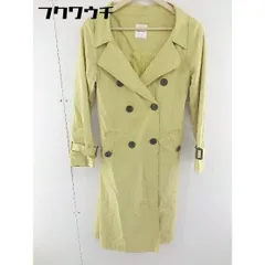 ◇　◎ REDYAZEL レディアゼル 長袖 トレンチコート サイズS イエロー系 レディース  【1108230003231】のサムネイル