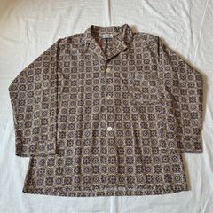 60s〜70s Sears 幾何学プリント パジャマシャツ - メルカリ