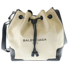 BALENCIAGA バレンシアガ 巾着ショルダーバッグ キャンバス ピンク