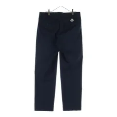 MONCLER (モンクレール) PANTALONE SPORTIVO H109P2A00004 57695 ロゴワッペン付きパンツ スラックス ブラックのサムネイル