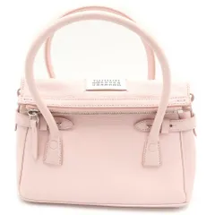 Maison Martin Margiela (メゾンマルタンマルジェラ) 5AC マイクロ 2wayハンドバッグ ショルダーバッグ ライトピンク レザー シルバー金具のサムネイル
