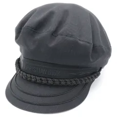 Christian Dior (クリスチャンディオール) キャスケット ブラック コットン BEE 21GRE920G130のサムネイル