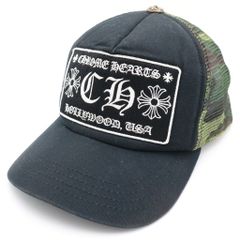 CHROME HEARTS 迷彩トラッカーキャップ - メルカリ