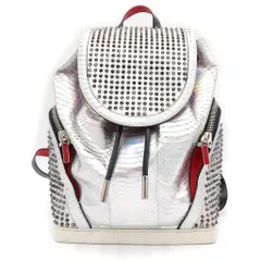 CHRISTIAN LOUBOUTIN (クリスチャンルブタン) EXPLORAFUNK BACKPACK エクスプローラファンク リュックサック バックパック バッグ シルバーのサムネイル