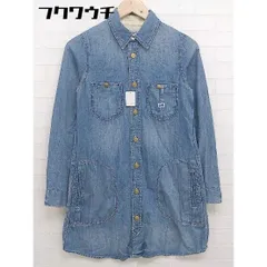 ◇ ◎ Lee リー 長袖 ミニ デニムシャツ ワンピース サイズS インディゴ レディース  【中古】 【1109060011267】のサムネイル