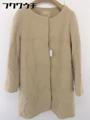 ◇ N. Natural Beauty Basic 長袖 ノーカラー コート サイズM ベージュ レディース  【中古】 【1109080004041】