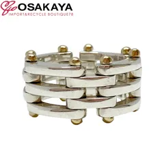 極美品】 Tiffany&Co. ティファニー ゲートリング コンビ 925 750 K18