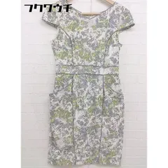 ◇ YLANG YLANG イラン イラン 総柄 半袖 ミニ ワンピース サイズM ホワイト グレー イエロー系 レディース  【中古】 【1109080015207】のサムネイル