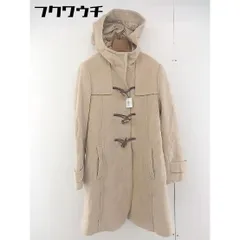 ■ OPAQUE.CLIP ジップアップ ウール 長袖 パーカー ダッフルコート サイズ 38 ベージュ レディース  【中古】 【1109090007377】のサムネイル
