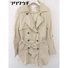 ■◎ MERCURYDUO マーキュリーデュオディオ 長袖 トレンチコート サイズF ベージュ レディース  【1109090015082】のサムネイル