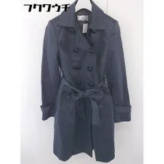 ■◎ ネット ディ マミーナ NETTO di MAMMINA 長袖 トレンチコート サイズ38 ネイビー系 レディース  【1109090014818】のサムネイル