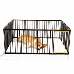 ペットフェンス 中型犬 小型犬用 折りたたみ可能 ドア付き 70×80×140c Amazon.co.jp: ペットフェンス 中型犬 小型犬用 折りたたみ可能 ドア