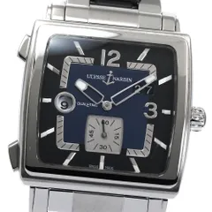 ユリス・ナルダン Ulysse Nardin 243-92 クアドラート デュアルタイム デイト 自動巻き メンズ 良品 _877168のサムネイル