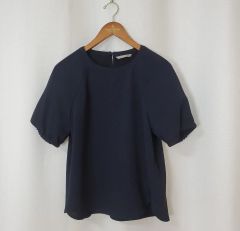 大人気美品】COEL ブラウス シャツ 羽織りコエル ノーカラー 日本製 