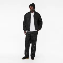 リプレゼント メンズ アウター ジャケット・ブルゾン リブ Represent Mens Ribbed Collar Bomber Jacket Black ブラックのサムネイル