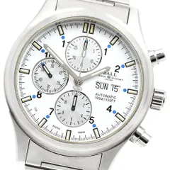 ボールウォッチ BALLWATCH CM1090C-SJ-WHBE ストークマン アイオノスフィア クロノグラフ デイデイト 自動巻き メンズ 保証書付き_883797のサムネイル