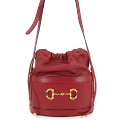グッチ GUCCI 1955 レッド 巾着 バッグ 新品未使用 - メルカリ