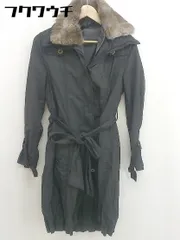 ■ ◎ qualite カリテ Abahouse アバハウス 長袖 トレンチコート サイズ2 チャコールグレー系 レディース  【中古】 【1110060002506】のサムネイル