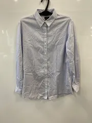 ピD296⚫︎Theory⚫︎セオリー⚫︎シャツ⚫︎ボタンシャツ⚫︎長袖⚫︎ストライプ柄⚫︎メンズ⚫︎sizeS⚫︎青×白のサムネイル