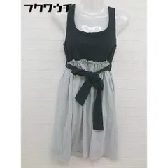◇ ◎ ●未使用● prideglide タグ付き ノースリーブ ミニ ワンピース サイズ36 グレー ブラック系 レディース  【中古】 【1110140010674】のサムネイル