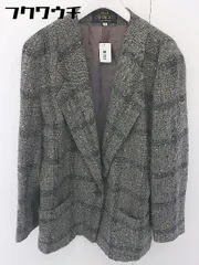 ◇ POLA amian ポーラアミアン 1B 長袖 テーラードジャケット サイズ11 グレー ブラック系 レディース  【中古】 【1110150012200】のサムネイル