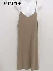 ◇ apart by lowrys キャミソール サイドジップ ロング ワンピース サイズF ベージュ レディース  【中古】 【1110190002650】のサムネイル